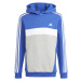 adidas  Tiberio 3-Stripes Colorblock Fleece Hoodie  Mikiny Námornícka modrá