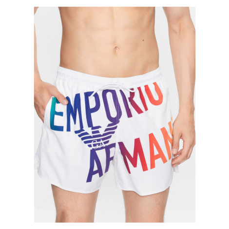 Emporio Armani Underwear Plavecké šortky 211740 3R424 93610 Biela Regular Fit