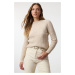 Trendyol Stone Soft Texture Knit Detailed Knitwear Sweater