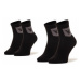 Emporio Armani Súprava 2 párov členkových pánskych ponožiek 303222 0A300 00321 r.Uni Čierna
