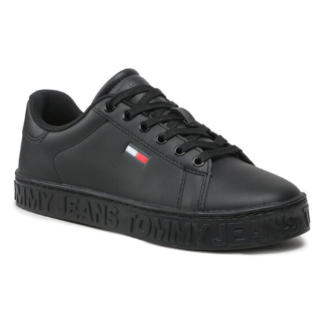 Tommy Jeans Sneakersy Cool Ess EN0EN02042 Čierna