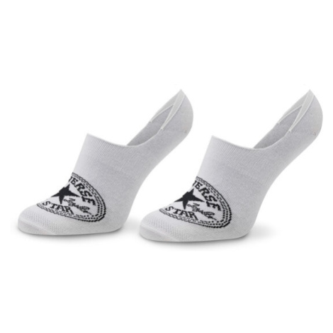 Converse Súprava 2 párov krátkych pánskych ponožiek E1138W-2020 Biela