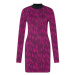 Versace Jeans Couture Úpletové šaty B4HZB810 Ružová Slim Fit