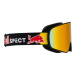 Lyžiarske okuliare RED BULL SPECT RUSH-17RE2, black red snow - orange with red mirror cat. S2