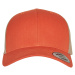 Retro Trucker Cap - Orange/Khaki