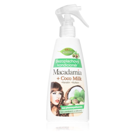 Bione Cosmetics Macadamia + Coco Milk bezoplachový kondicionér v spreji