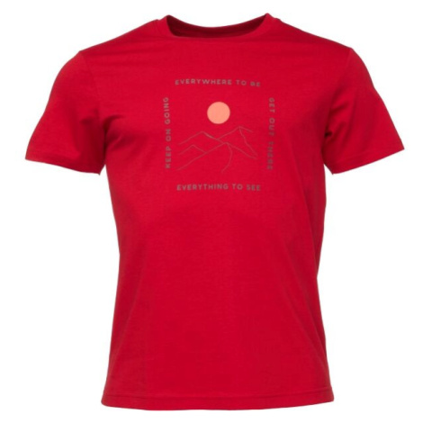 Hi-Tec NOLE Pánske tričko, červená, veľkosť