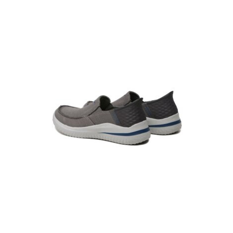 Skechers Poltopánky Delson 3.0 Cabrino 210604 Sivá