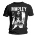 Bob Marley tričko Black & White Čierna