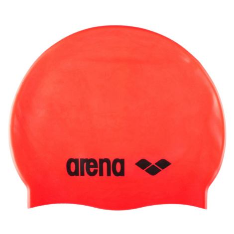 ARENA-Clasic Silicone Cap fluo red-black Červená