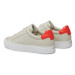 Calvin Klein Sneakersy Vulc Lace Up - Diamond Foxing HW0HW01865 Écru