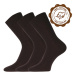 BOMA ponožky Blažej hnedé 3 páry 100228