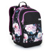 Študentský batoh s kvetinami Topgal RUBI 22027