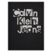 Calvin Klein Jeans Tričko Metallic IG0IG02340 Čierna Regular Fit