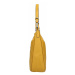 Elegantná dámska kožená kabelka Katana Jindra - žltá