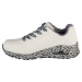 BIELE DÁMSKE TENISKY SKECHERS UNO - MINI DRIP 177959-WBK