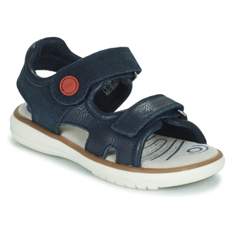 Geox  J SANDAL MARATEA BOY  Športové sandále Námornícka modrá