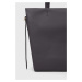 Kožená kabelka Coccinelle čierna farba