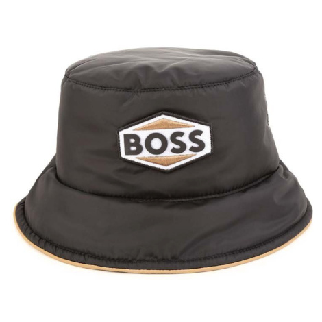 Detský klobúk BOSS čierna farba Hugo Boss