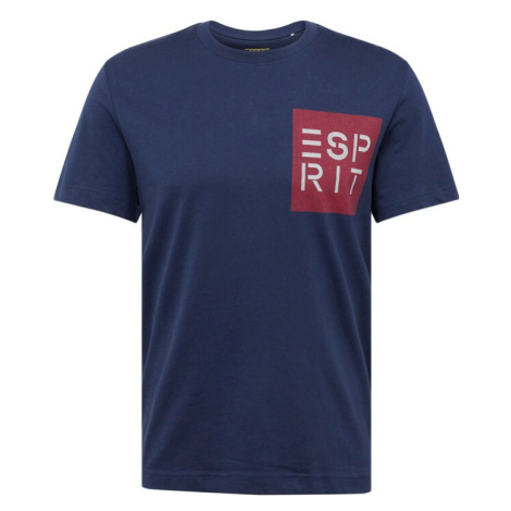 ESPRIT Tričko  námornícka modrá / červená / biela