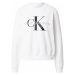 Calvin Klein Jeans Mikina  sivá / čierna / biela