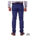 Slimkové pánske nohavice 48-3 námornická modrá