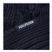 Tommy Hilfiger Šál Monotype Chunky Knit Scarf AM0AM11507 Tmavomodrá