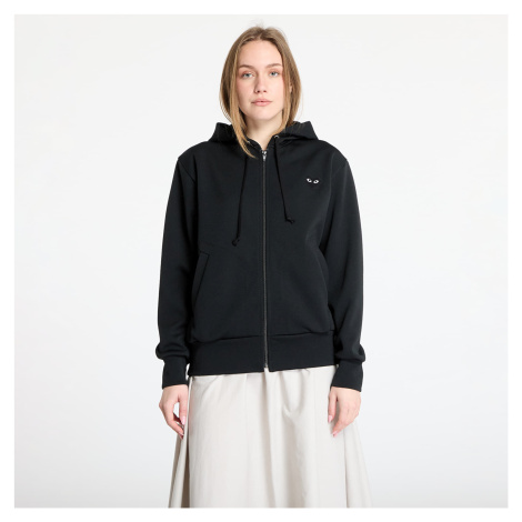 Mikina Comme des Garçons PLAY Zip Hoodie UNISEX Black XL