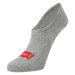 Levi's&reg; FOOTIE HIGH RISE BATWING LOGO 3P Ponožky, sivá, veľkosť