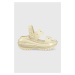 Šľapky Crocs Classic Mega Crush Sandal dámske, béžová farba, na platforme, 207989