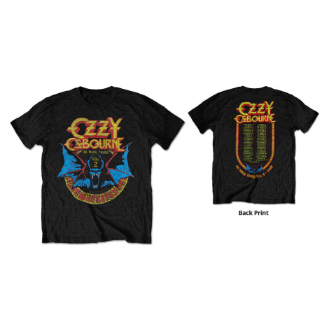 Ozzy Osbourne tričko Ozzy Osbourne tričko Bat Circle Collectors Item čierne Čierna