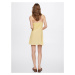MANGO Letné šaty 'Amelia'  pastelovo žltá / svetlofialová
