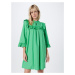 ICHI Košeľové šaty  trávovo zelená