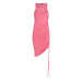 Karl Lagerfeld Plážové šaty 'Rue St-Guillaume'  ružová / biela