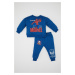 DEFACTO Baby Boy 2-Piece Set Marvel Comics Crew Neck Sweatshirt Elastic Waist Jogger Tracksuit B