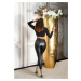 Sexy must-have faux leather thermal leggings black