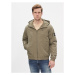 Calvin Klein Jeans Prechodná bunda Hooded Padded Harrington J30J324698 Zelená Regular Fit