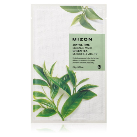 Mizon Joyful Time Green Tea plátenná maska s hydratačným a revitalizačným účinkom