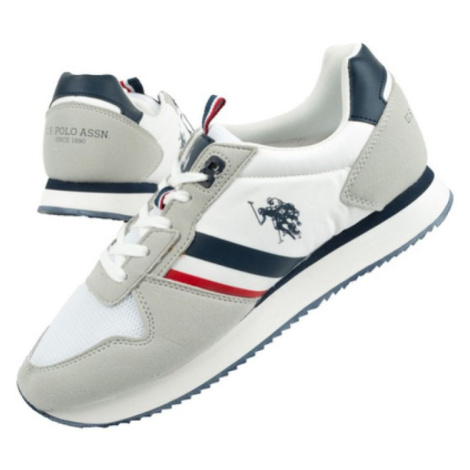 Športová obuv U.S. Polo Assn. M NOBIL006-WHI