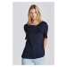 TRIČKO GANT DRAPE SS T-SHIRT EVENING BLUE