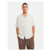 Jack&Jones Košeľa Jeff 12248386 Écru Relaxed Fit