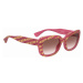 Slnečné okuliare Moschino dámske, ružová farba