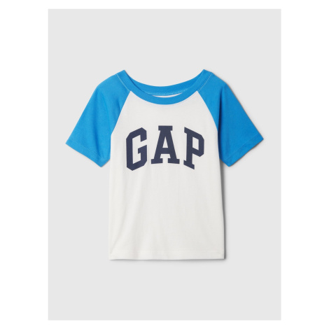 Bielo-modré chlapčenské tričko s logom GAP
