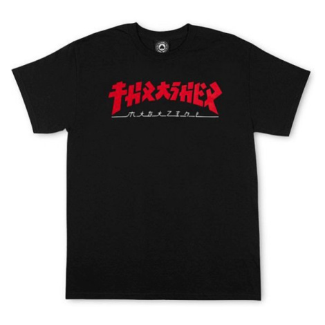 Thrasher Skate Mag Godzilla Short Sleeve Tee - Pánske - Tričko Thrasher - Čierne - 144679