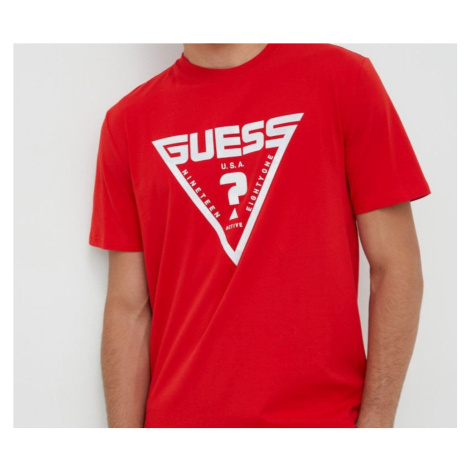 Pánske tričko Z2BI07J1314 G6Y5 červená - Guess červená