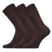 BOMA ponožky Radovan-a hnedé 3 páry 110917