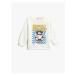 Koton Front And Back Printed Sweatshirt