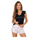 Pyžamo Flamingo 1/2 Black - Donna