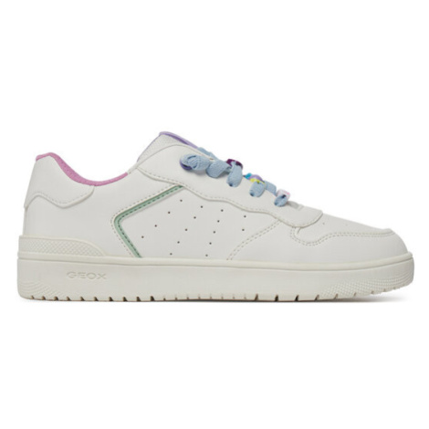 Geox Sneakersy J Washiba Girl J45HXD 0003W C0653 D Biela