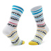 Happy Socks Ponožky Vysoké Unisex ATHAP29-1300 Biela